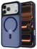 iPhone 17 Pro Max Hoesje met MagSafe Back Cover Matte Donker Blauw afbeelding 11
