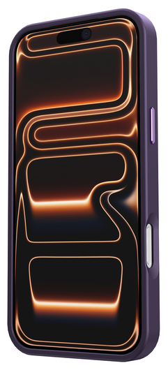 iPhone 17 Pro Max Hoesje met MagSafe Back Cover Matte Donker Paars afbeelding 8