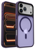 iPhone 17 Pro Max Hoesje met MagSafe Back Cover Matte Donker Paars