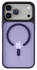 iPhone 17 Pro Max Hoesje met MagSafe Back Cover Matte Donker Paars afbeelding 4