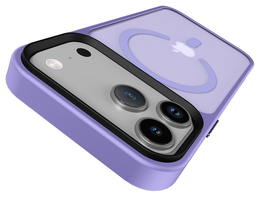 iPhone 17 Pro Max Hoesje met MagSafe Back Cover Matte Paars afbeelding 5