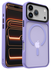 iPhone 17 Pro Max Hoesje met MagSafe Back Cover Matte Paars afbeelding 1