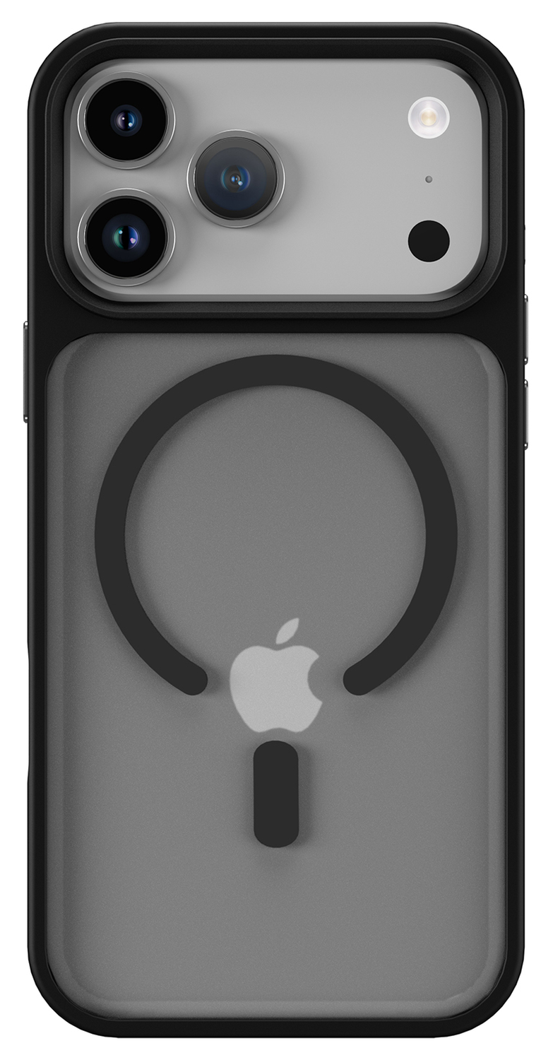 iPhone 17 Pro Max Hoesje met MagSafe Back Cover Matte Zwart afbeelding 4