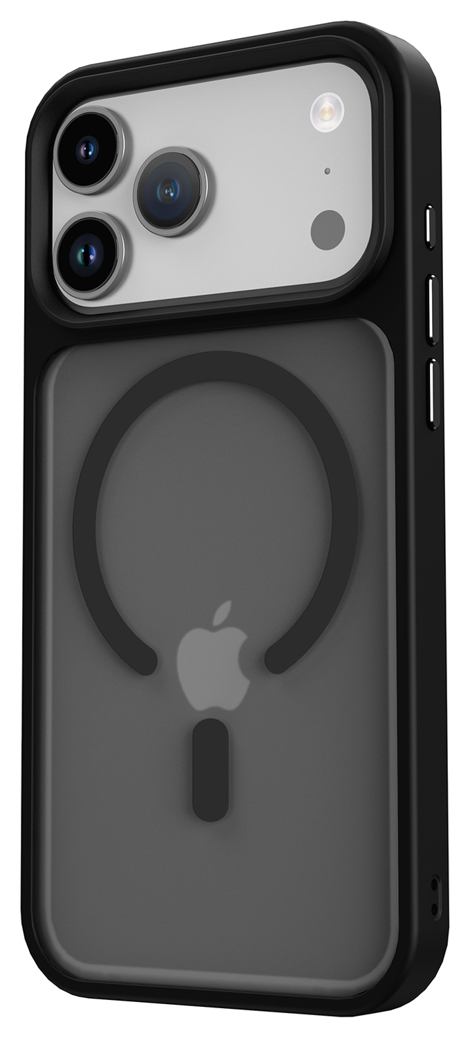 iPhone 17 Pro Max Hoesje met MagSafe Back Cover Matte Zwart afbeelding 9