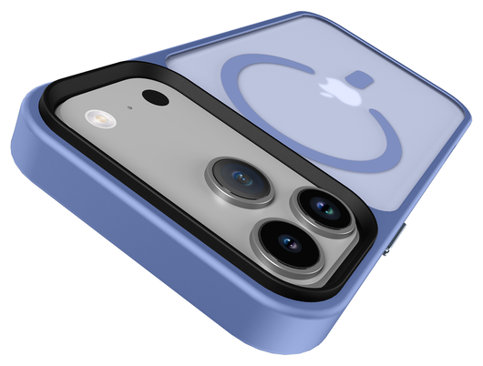 iPhone 17 Pro Max Hoesje met MagSafe Back Cover Matte Blauw afbeelding 5