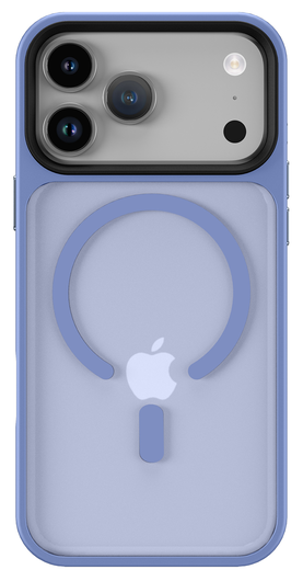 iPhone 17 Pro Max Hoesje met MagSafe Back Cover Matte Blauw afbeelding 4