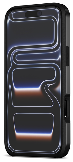 Apple iPhone 17 Pro Max Hoesje met Slider Kaarthouder Back Cover Zwart afbeelding 7