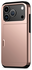 Apple iPhone 17 Pro Max Hoesje met Slider Kaarthouder Back Cover Roze afbeelding 6