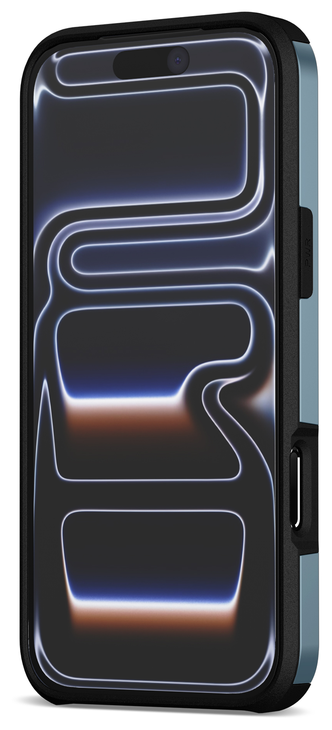Apple iPhone 17 Pro Max Hoesje met Slider Kaarthouder Back Cover Blauw afbeelding 7