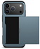 Apple iPhone 17 Pro Max Hoesje met Slider Kaarthouder Back Cover Blauw afbeelding 2