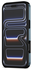 Apple iPhone 17 Pro Max Hoesje met Slider Kaarthouder Back Cover Blauw afbeelding 7