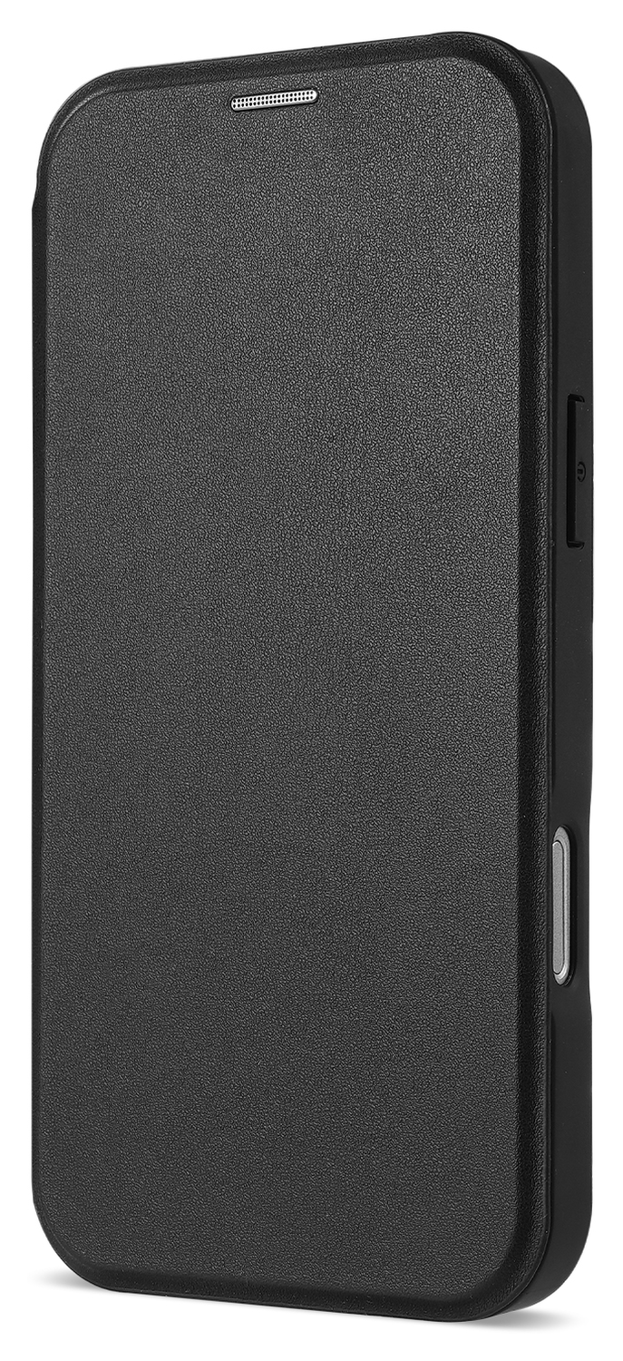 Apple iPhone 17 Pro Max Hoesje met MagSafe Book Case Transparant Zwart afbeelding 6