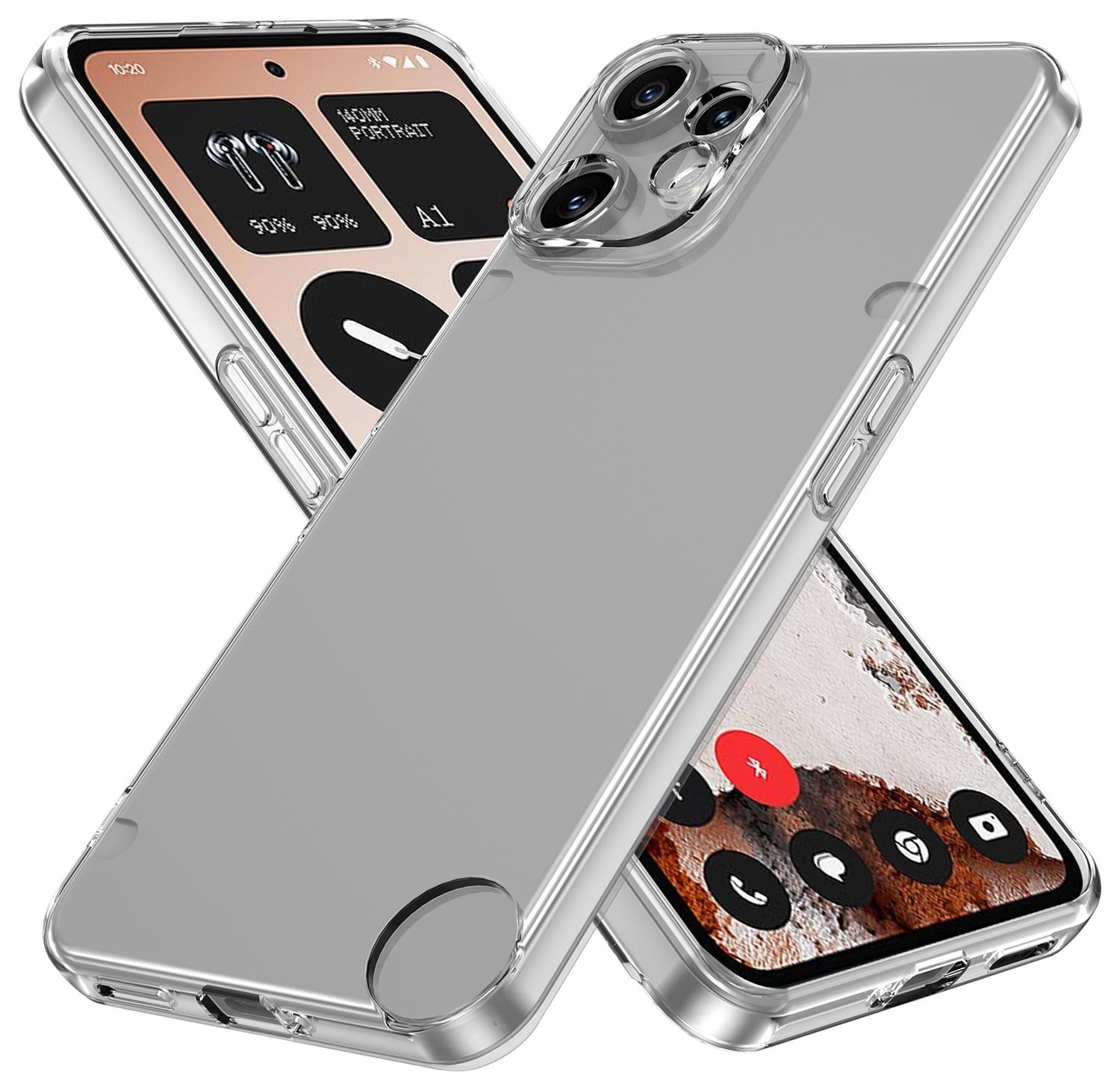 Nothing CMF Phone 2 Pro Hoesje Dun TPU Back Cover Transparant afbeelding 2