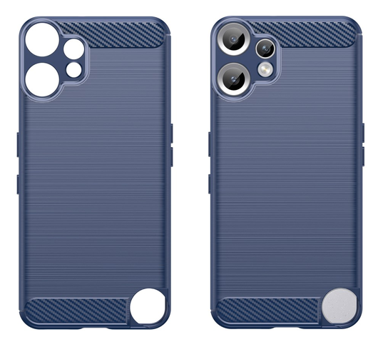 Nothing CMF Phone 2 Pro Hoesje Geborsteld TPU Flexibele Back Cover Blauw afbeelding 2