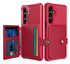 Samsung Galaxy A26 Hoesje 3-in-1 Pasjes Portemonnee Back Cover Rood afbeelding 1