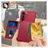 Samsung Galaxy A26 Hoesje 3-in-1 Pasjes Portemonnee Back Cover Rood afbeelding 4