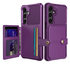 Samsung Galaxy A26 Hoesje 3-in-1 Pasjes Portemonnee Back Cover Paars