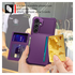 Samsung Galaxy A26 Hoesje 3-in-1 Pasjes Portemonnee Back Cover Paars afbeelding 4