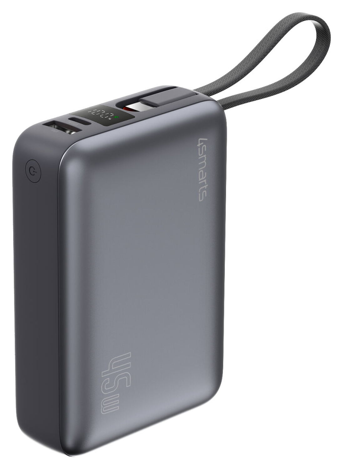 4smarts Enterprise Compact 20.000mAh Powerbank 45W Ingebouwde USB-C Kabel afbeelding 1