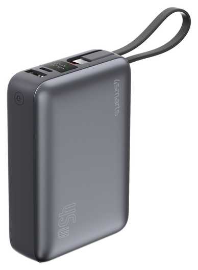 4smarts Enterprise Compact 20.000mAh Powerbank 45W Ingebouwde USB-C Kabel afbeelding 1