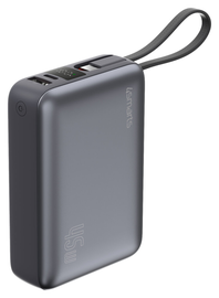 4smarts Enterprise Compact 20.000mAh Powerbank 45W Ingebouwde USB-C Kabel