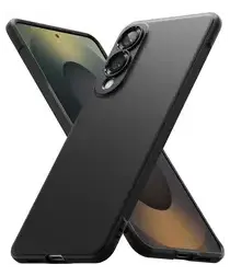 Ringke Onyx Samsung Galaxy S25 Edge Hoesje Flexibel TPU Back Cover Zwart afbeelding