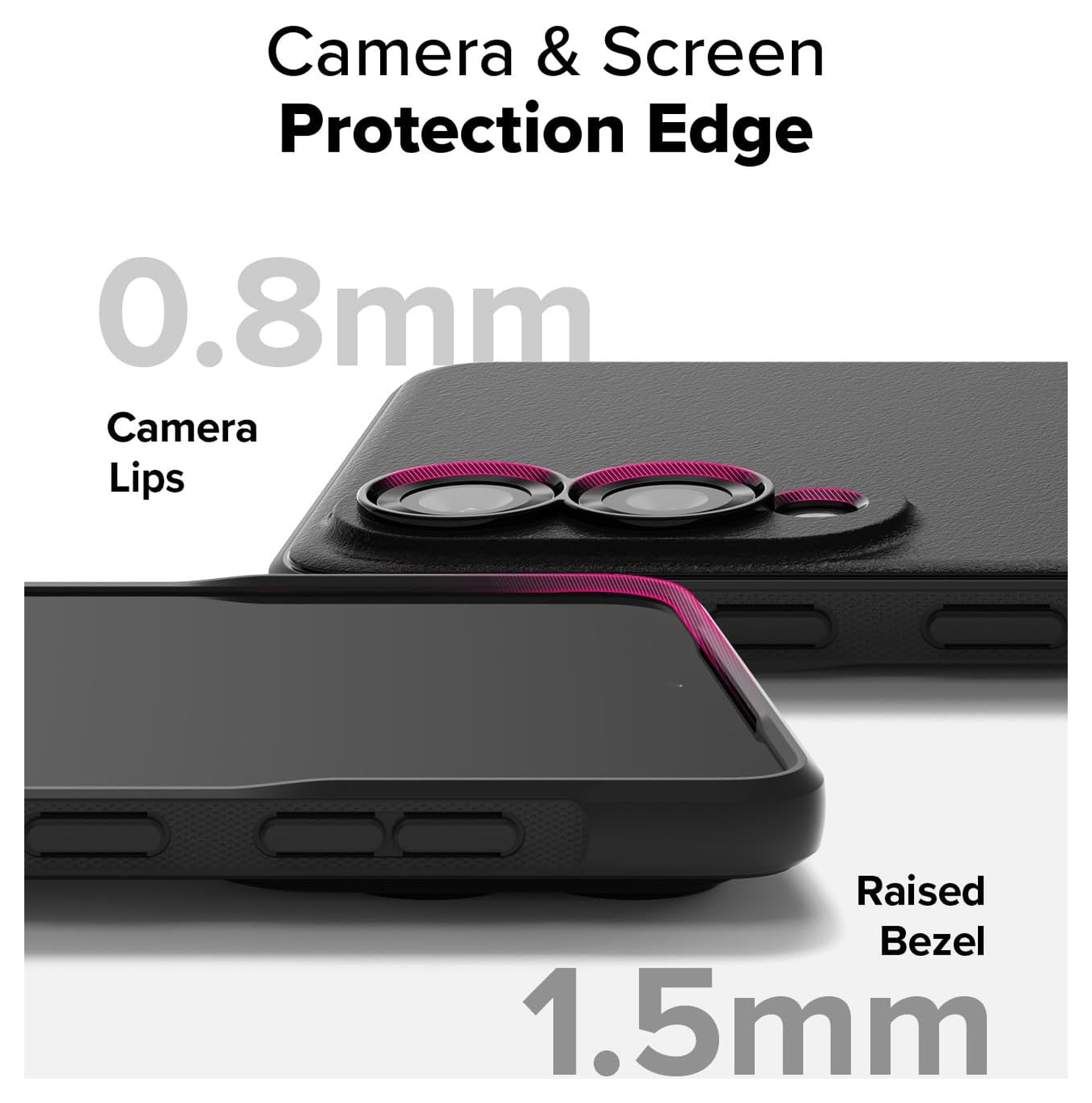 Ringke Onyx Samsung Galaxy S25 Edge Hoesje Flexibel TPU Back Cover Zwart afbeelding 10