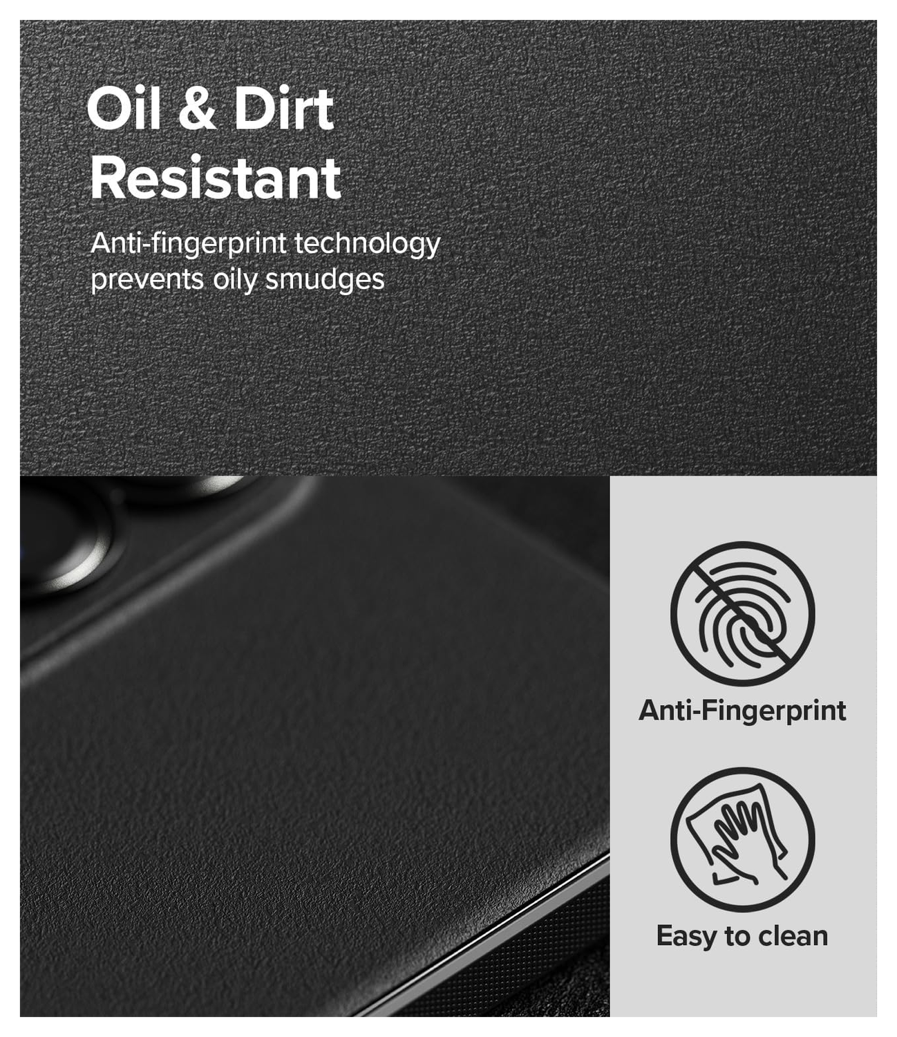 Ringke Onyx Samsung Galaxy S25 Edge Hoesje Flexibel TPU Back Cover Zwart afbeelding 6