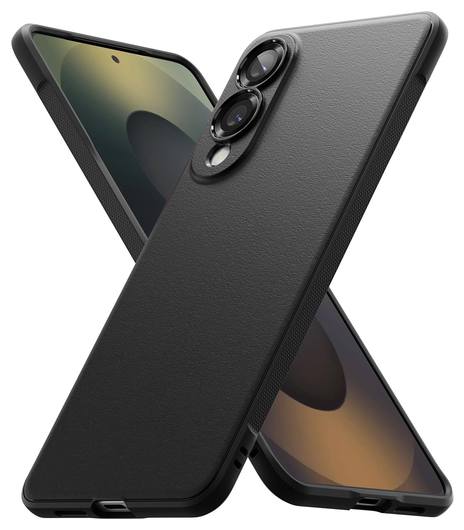 Ringke Onyx Samsung Galaxy S25 Edge Hoesje Flexibel TPU Back Cover Zwart afbeelding 1