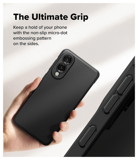Ringke Onyx Samsung Galaxy S25 Edge Hoesje Flexibel TPU Back Cover Zwart afbeelding 5