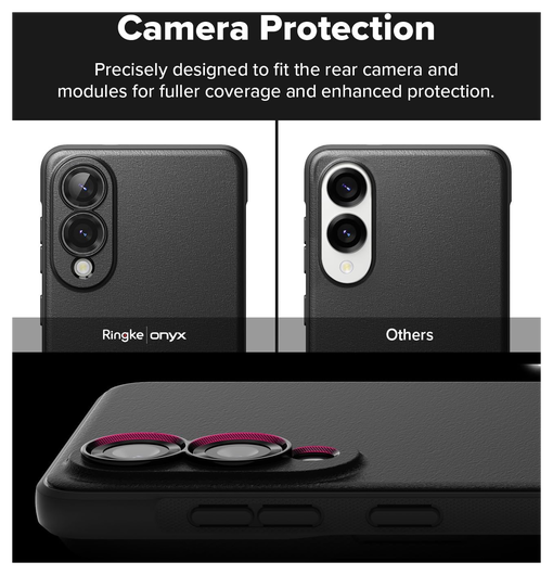 Ringke Onyx Samsung Galaxy S25 Edge Hoesje Flexibel TPU Back Cover Zwart afbeelding 9