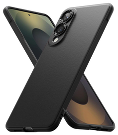 Ringke Onyx Samsung Galaxy S25 Edge Hoesje Flexibel TPU Back Cover Zwart