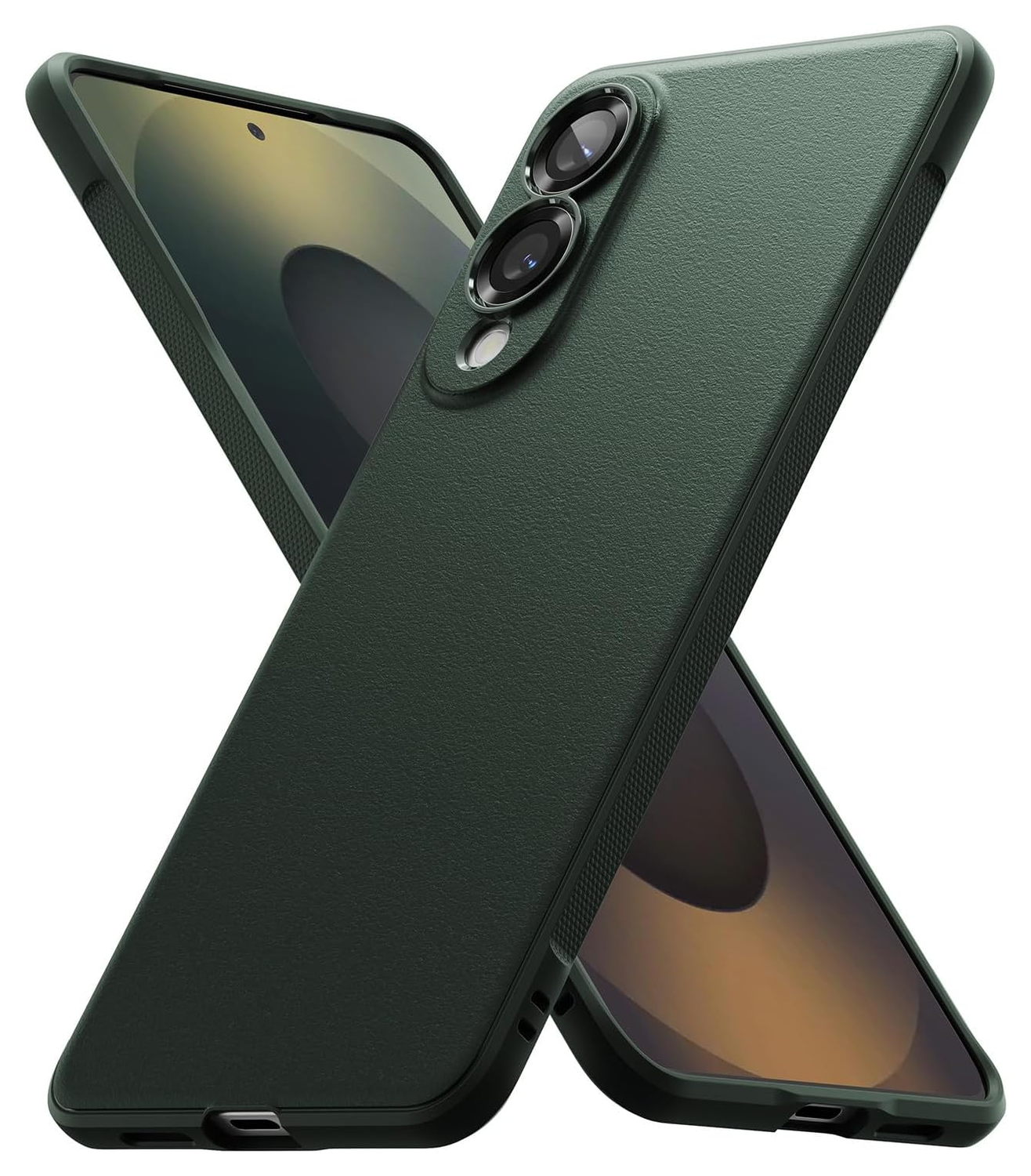 Ringke Onyx Samsung Galaxy S25 Edge Hoesje Flexibel TPU Back Cover Groen afbeelding 1