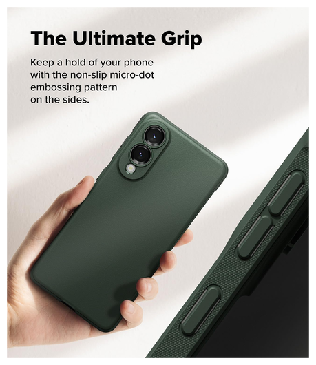 Ringke Onyx Samsung Galaxy S25 Edge Hoesje Flexibel TPU Back Cover Groen afbeelding 4