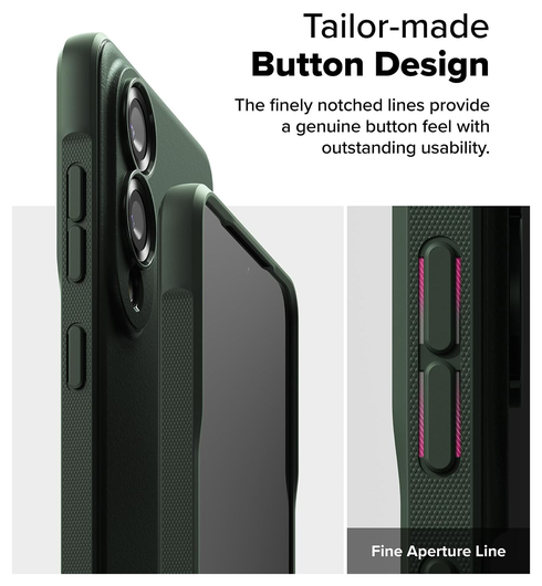 Ringke Onyx Samsung Galaxy S25 Edge Hoesje Flexibel TPU Back Cover Groen afbeelding 9