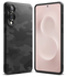 Ringke Onyx Samsung Galaxy S25 Edge Hoesje Flexibel TPU Back Cover Camo Zwart afbeelding 2