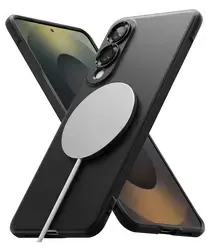 Ringke Onyx Magnetic Samsung Galaxy S25 Edge Hoesje MagSafe Zwart afbeelding