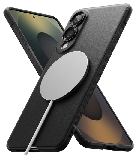 Ringke Onyx Magnetic Samsung Galaxy S25 Edge Hoesje MagSafe Zwart afbeelding 1