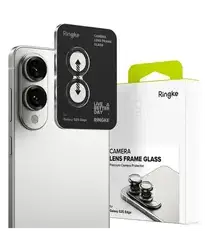 Ringke Frame Glass Samsung Galaxy S25 Edge Camera Protector Zwart afbeelding
