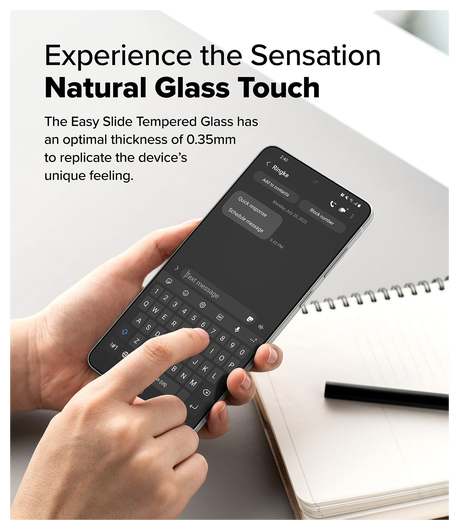 Ringke Easy Slide Samsung Galaxy S25 Edge Screen Protector met Jig 2-Pack afbeelding 8