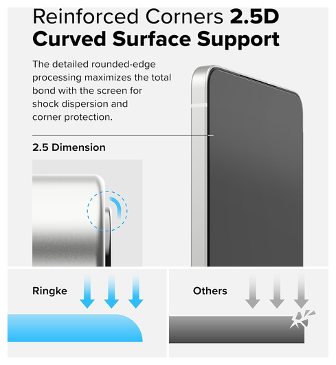 Ringke Easy Slide Samsung Galaxy S25 Edge Screen Protector met Jig 2-Pack afbeelding 9