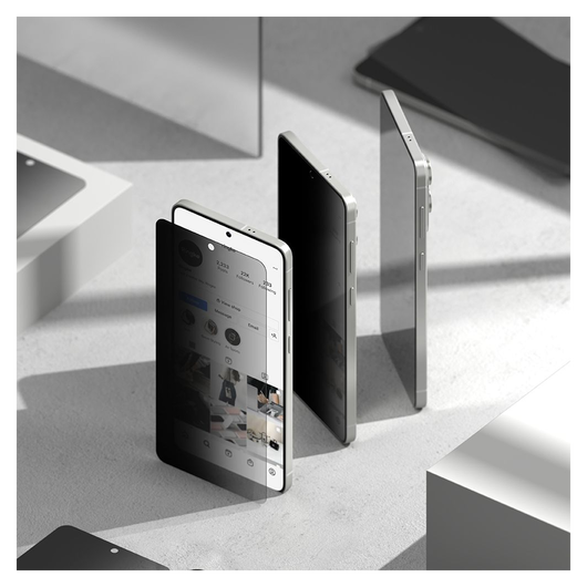 Ringke Easy Slide Privacy Samsung Galaxy S25 Edge Screen Protector Jig 2-Pack afbeelding 5