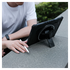 Armor X Samsung Galaxy Tab A9 Plus Hoes Kickstand Back Cover met Handstrap Zwart afbeelding 5