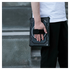 Armor X Samsung Galaxy Tab A9 Plus Hoes Kickstand Back Cover met Handstrap Zwart afbeelding 7