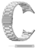Google Pixel Watch 3 45MM Bandje - Roestvrij Staal - met Schakels - Zilver afbeelding 7