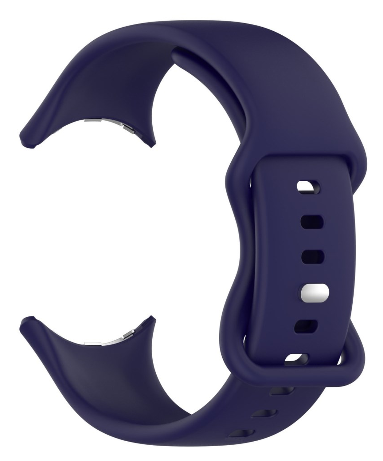 Google Pixel Watch 3 45MM Bandje - Siliconen met Gespsluiting - Blauw afbeelding 2