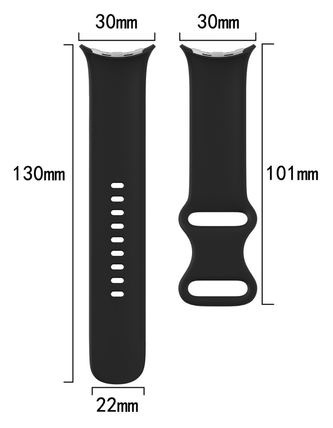 Google Pixel Watch 3 45MM Bandje - Siliconen met Gespsluiting - Blauw afbeelding 5