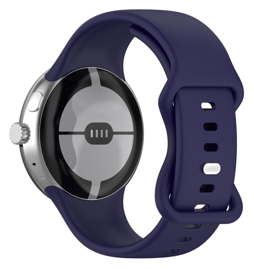 Google Pixel Watch 3 45MM Bandje - Siliconen met Gespsluiting - Blauw afbeelding 1