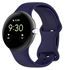 Google Pixel Watch 3 45MM Bandje - Siliconen met Gespsluiting - Blauw afbeelding 4