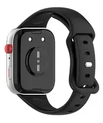 Huawei Watch Fit 4 Bandje - Siliconen Gesp Sluiting - Zwart afbeelding